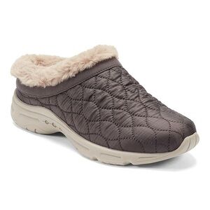 Easy Spirit Bimmy Women's Quilted Faux Fur Trim Mules 9.5 NIB